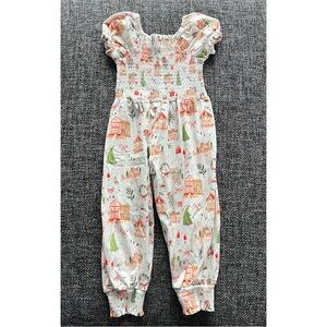 Sweethoney Girls Smocked Romper Size 3T
